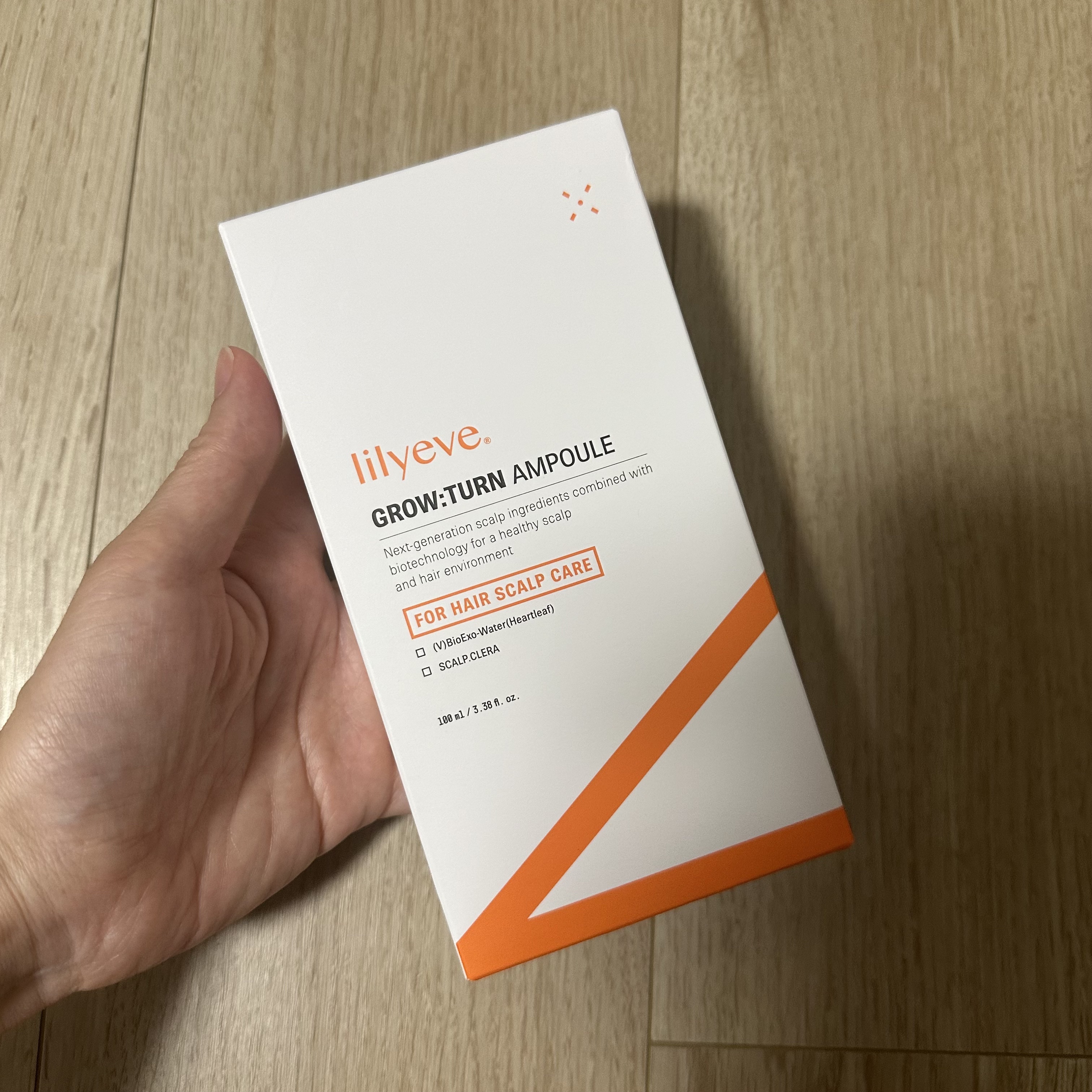 グローターンヘアアンプル/リリーイブ/頭皮ローションを使ったクチコミ（1枚目）