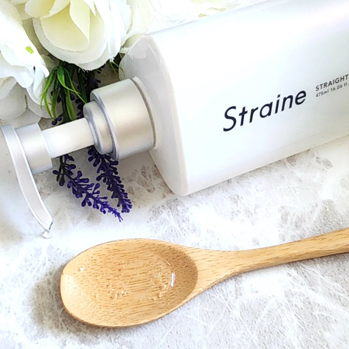 ストレートシャンプー/ストレートトリートメント ホワイトブロッサムの香り/Straine/市販シャンプーを使ったクチコミ(3枚目)