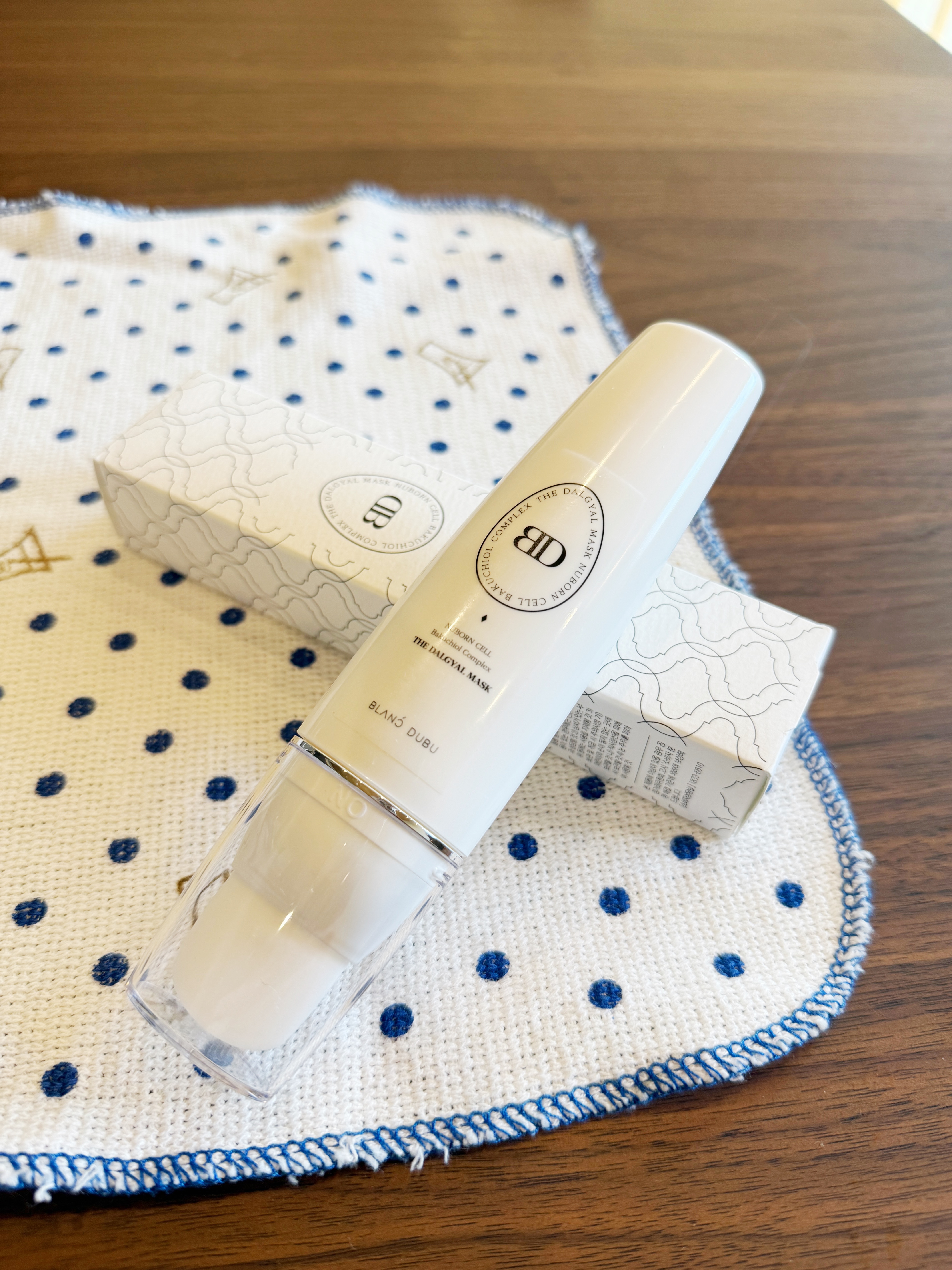 [ブランドゥブ] ヌボンセル バクチオールコンプレックスエッグマスク/BLANC DUBU/ピーリングを使ったクチコミ（1枚目）