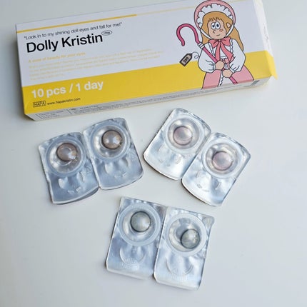 Dolly Kristin 1day/Hapa kristin/ワンデー(1DAY)カラコンを使ったクチコミ(3枚目)