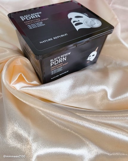 ブラックPDRN デイリーシートマスク/ネイチャーリパブリック/シートマスク・パックを使ったクチコミ(4枚目)