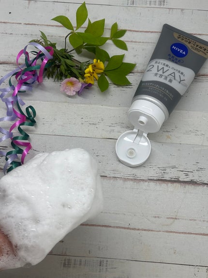 ニベア2WAY美容洗顔/ニベア/洗顔フォームを使ったクチコミ(4枚目)