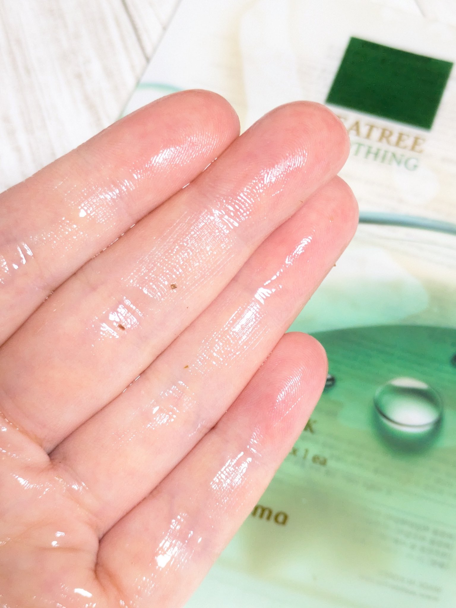 ティーツリーハーブシカマスクパック/WellDerma/シートマスク・パックを使ったクチコミ（3枚目）