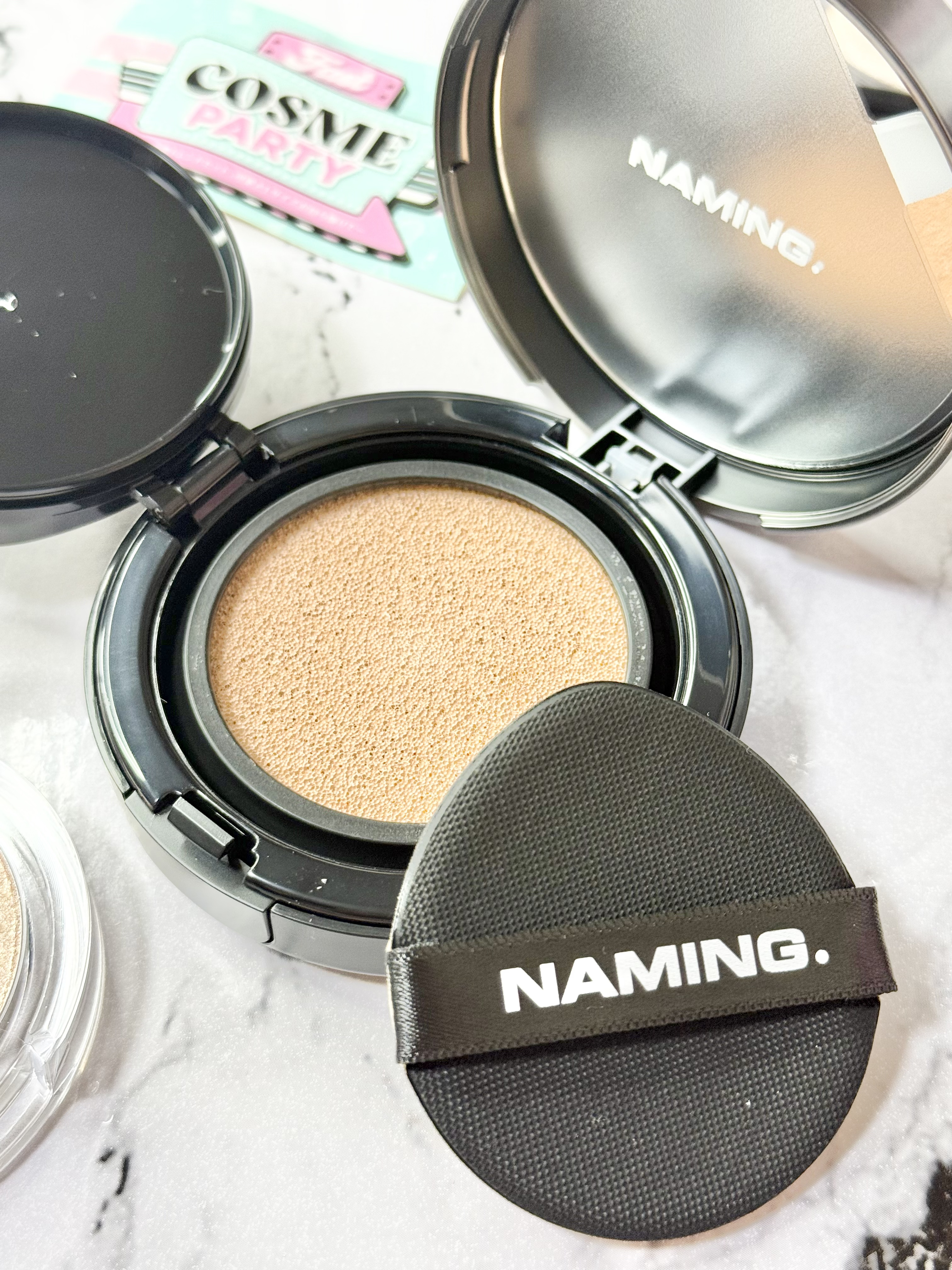 ネーミング ゼログラビティ カバーフィットクッション 21Y/NAMING./クッションファンデーションを使ったクチコミ（1枚目）