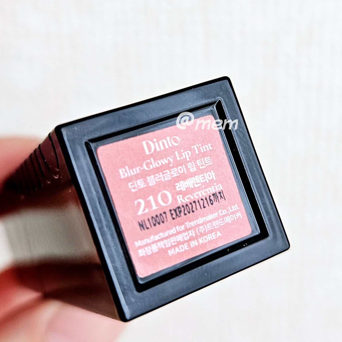 ブラーグロイリップティント/Dinto/リップティントを使ったクチコミ(3枚目)