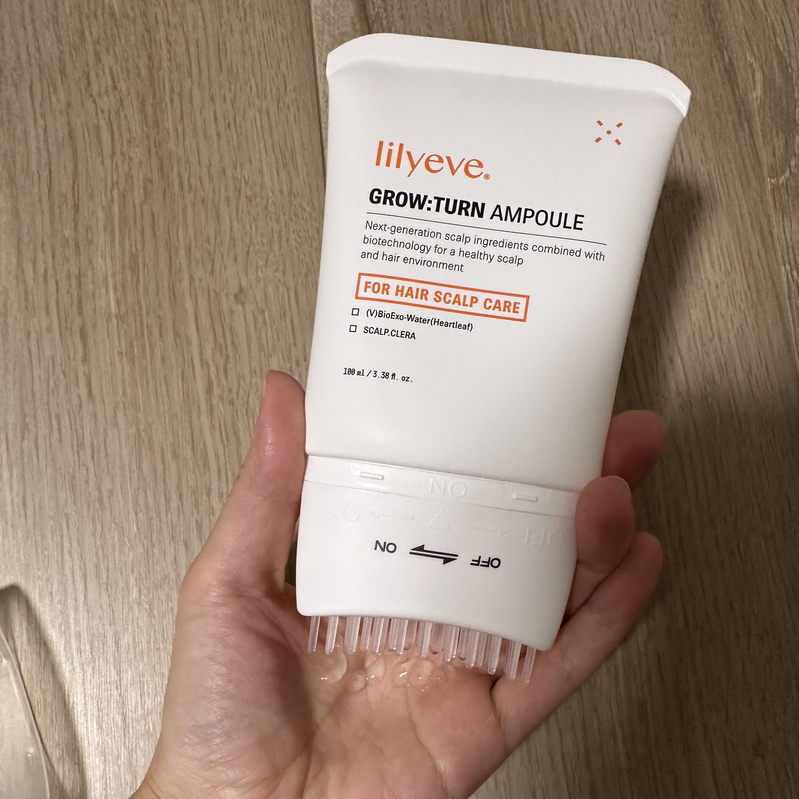 グローターンヘアアンプル/リリーイブ/頭皮ローションを使ったクチコミ（3枚目）