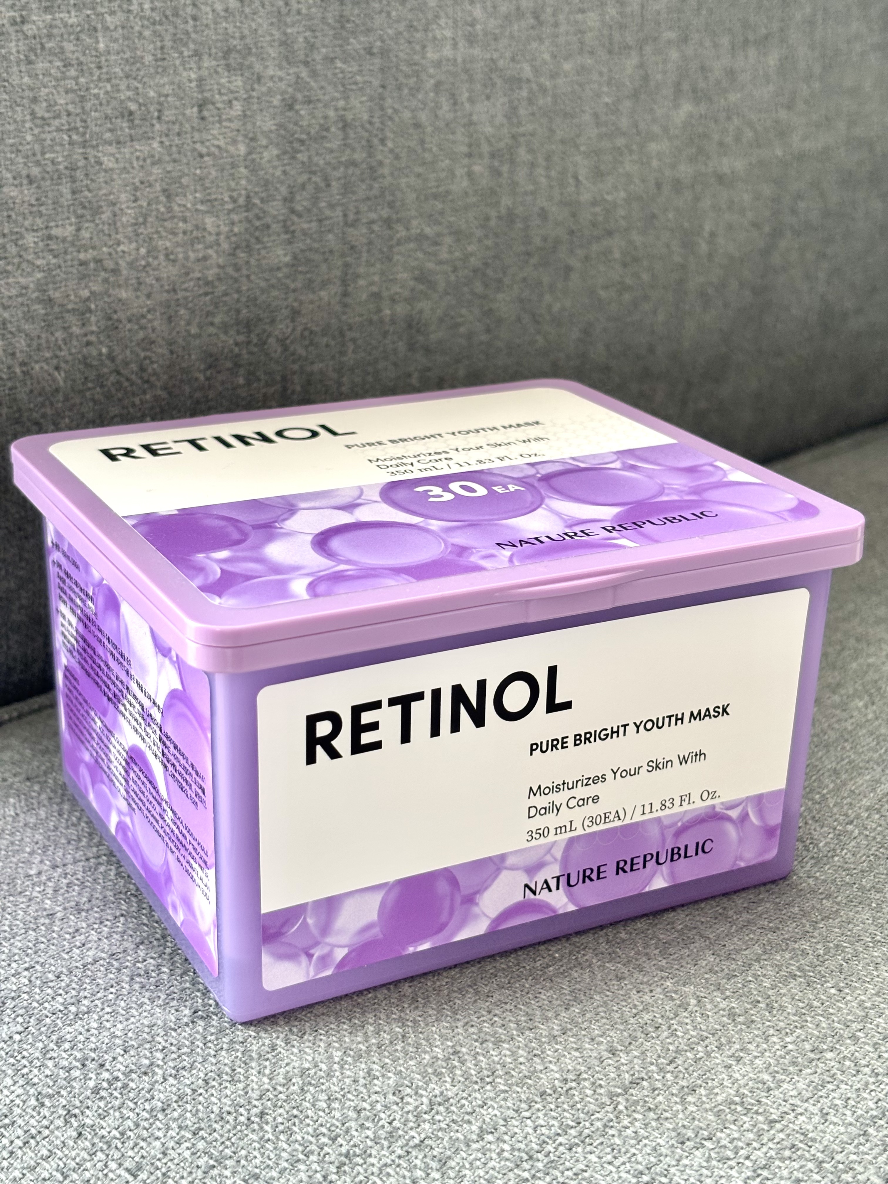 レチノールピュアブライトユースマスク30枚入/ネイチャーリパブリック/シートマスク・パックを使ったクチコミ（1枚目）