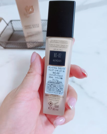タンイドル ウルトラ ウェア リキッド N/LANCOME/リキッドファンデーションを使ったクチコミ(3枚目)