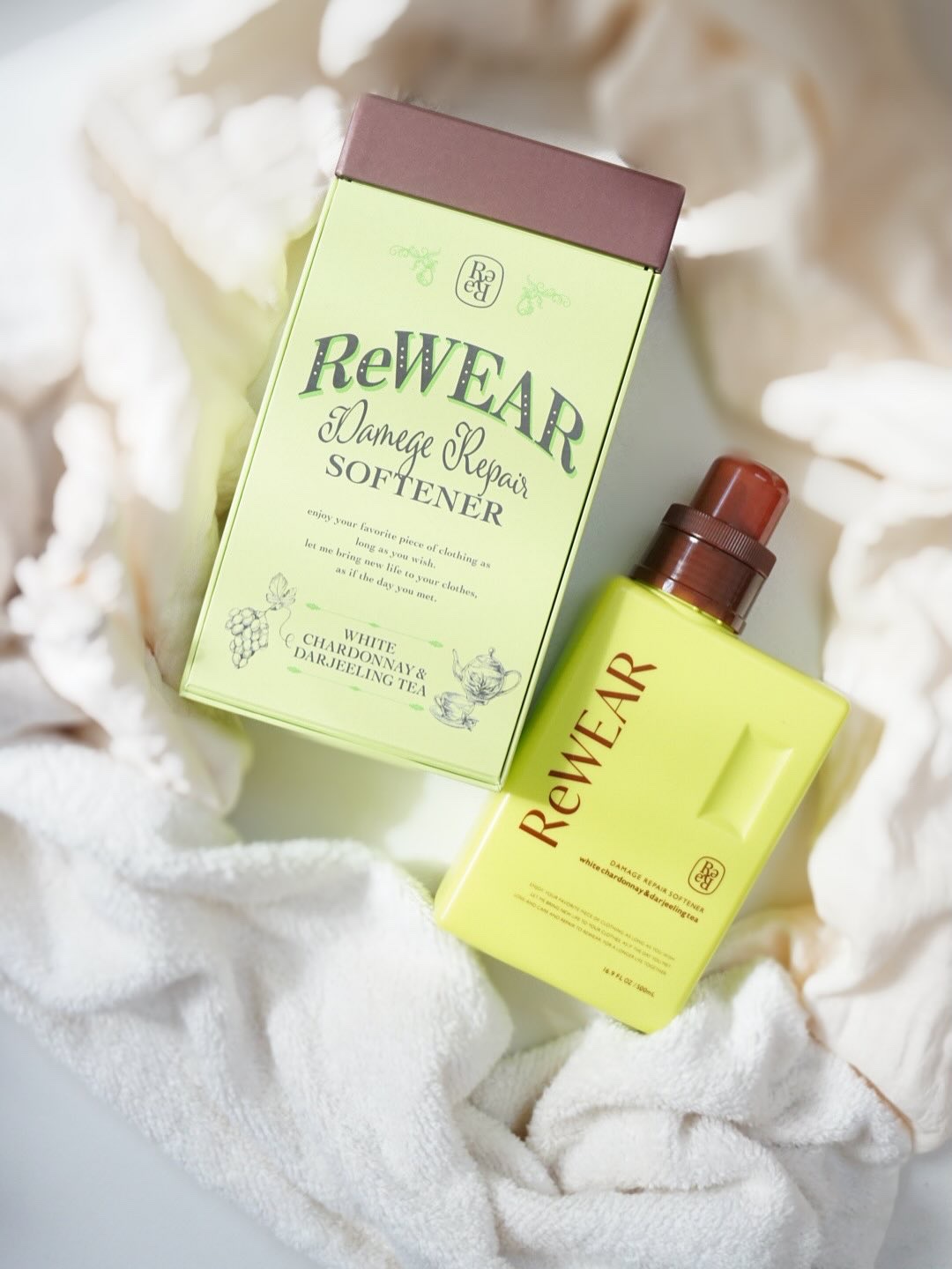 リウェア　再生柔軟剤　ホワイトシャルドネ＆ダージリンティー/ReWEAR/柔軟剤を使ったクチコミ（1枚目）