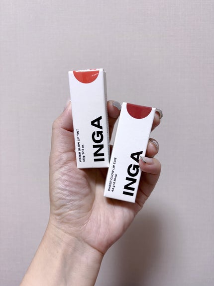 ウォーターグローリップティント/INGA/リップティントを使ったクチコミ(4枚目)
