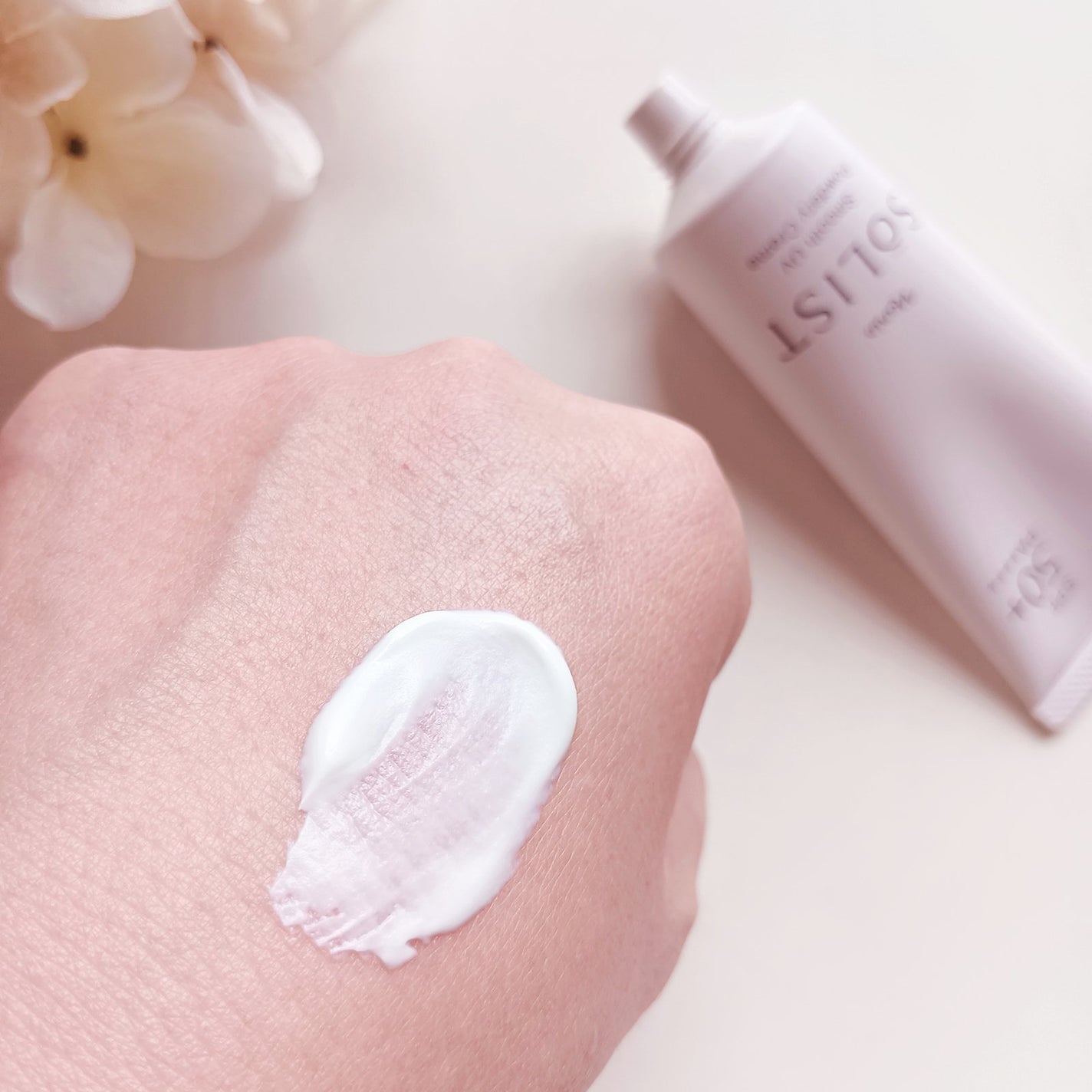 ソリスト スムースUV パウダリークリーム/ナリス化粧品/日焼け止めクリームを使ったクチコミ(4枚目)