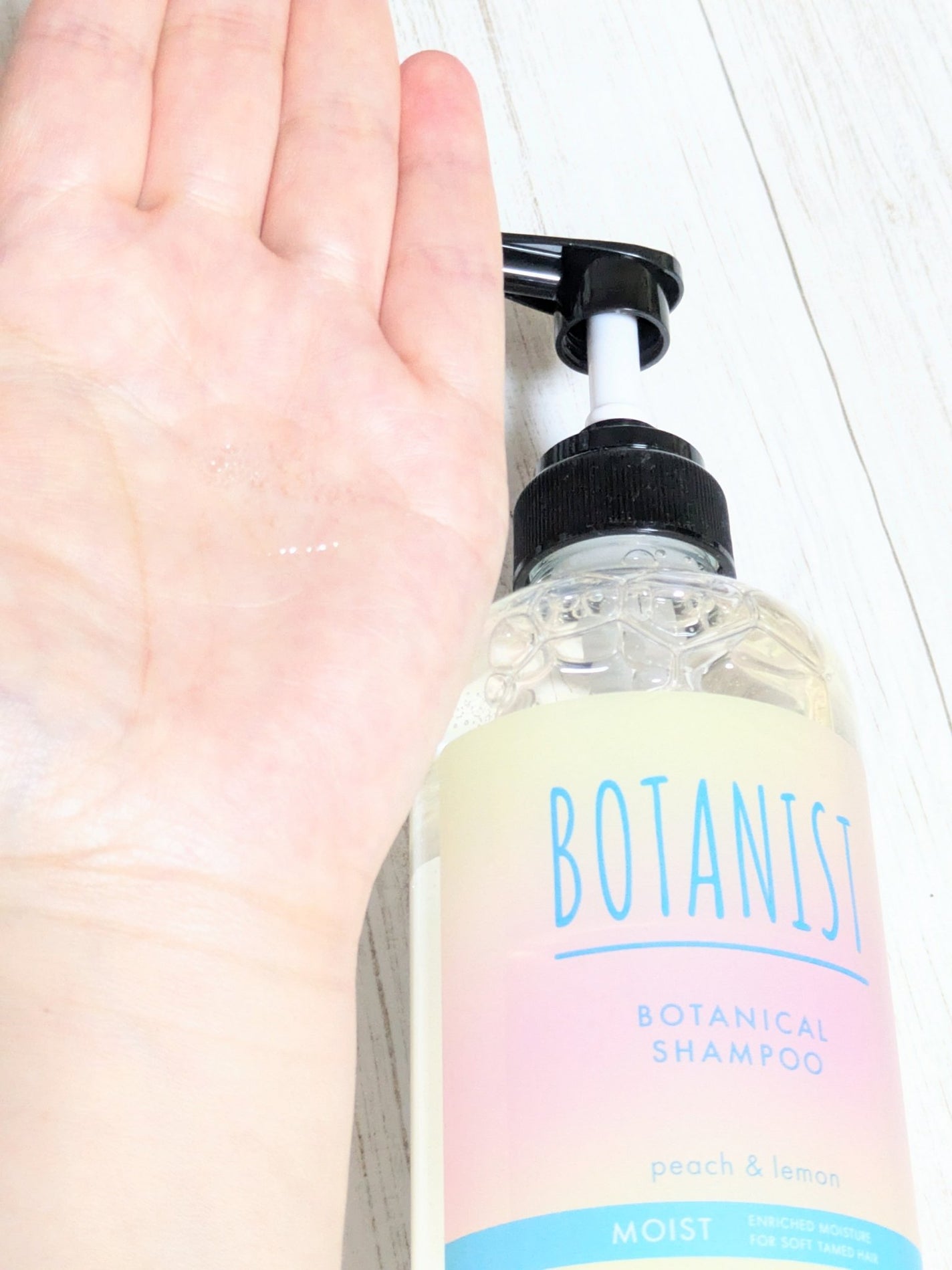 ボタニカルシャンプー/トリートメント アイスピーチレモネードの香り(モイスト)/BOTANIST/シャンプー・コンディショナーを使ったクチコミ(3枚目)