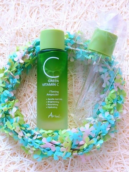 アリウル グリーンビタミンC トーニングセラム(アンプル)/Ariul/美容液を使ったクチコミ(2枚目)