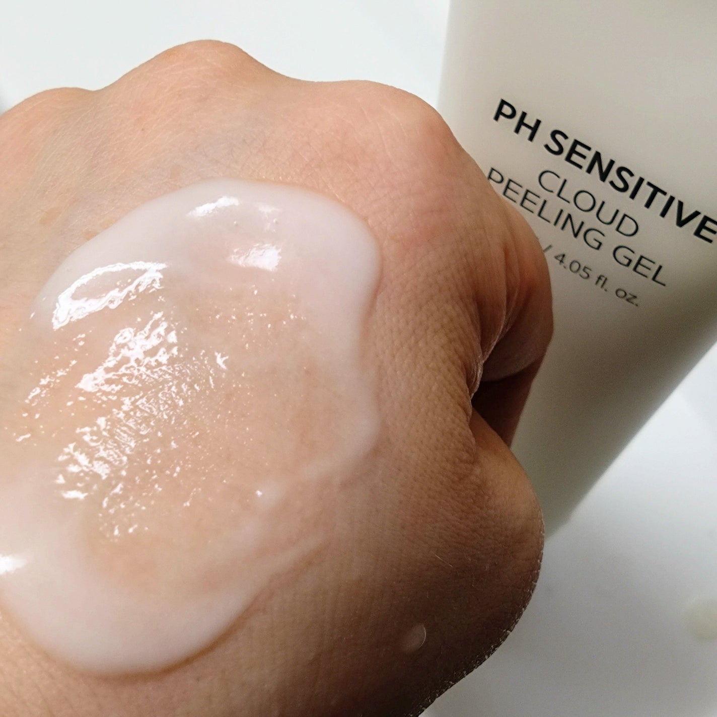 PHセンシティブクラウドピーリングジェル/SAM'U/ピーリングを使ったクチコミ(4枚目)