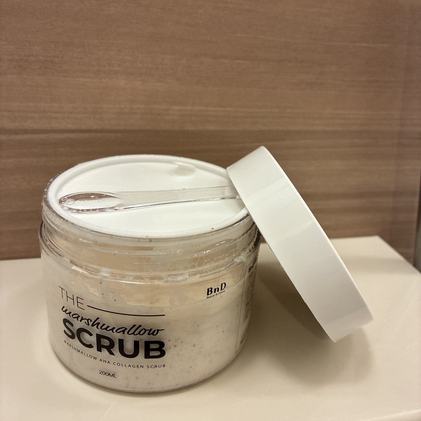 BnD マシュマロ コラーゲン AHA スクラブ /BnD/ボディスクラブを使ったクチコミ(3枚目)