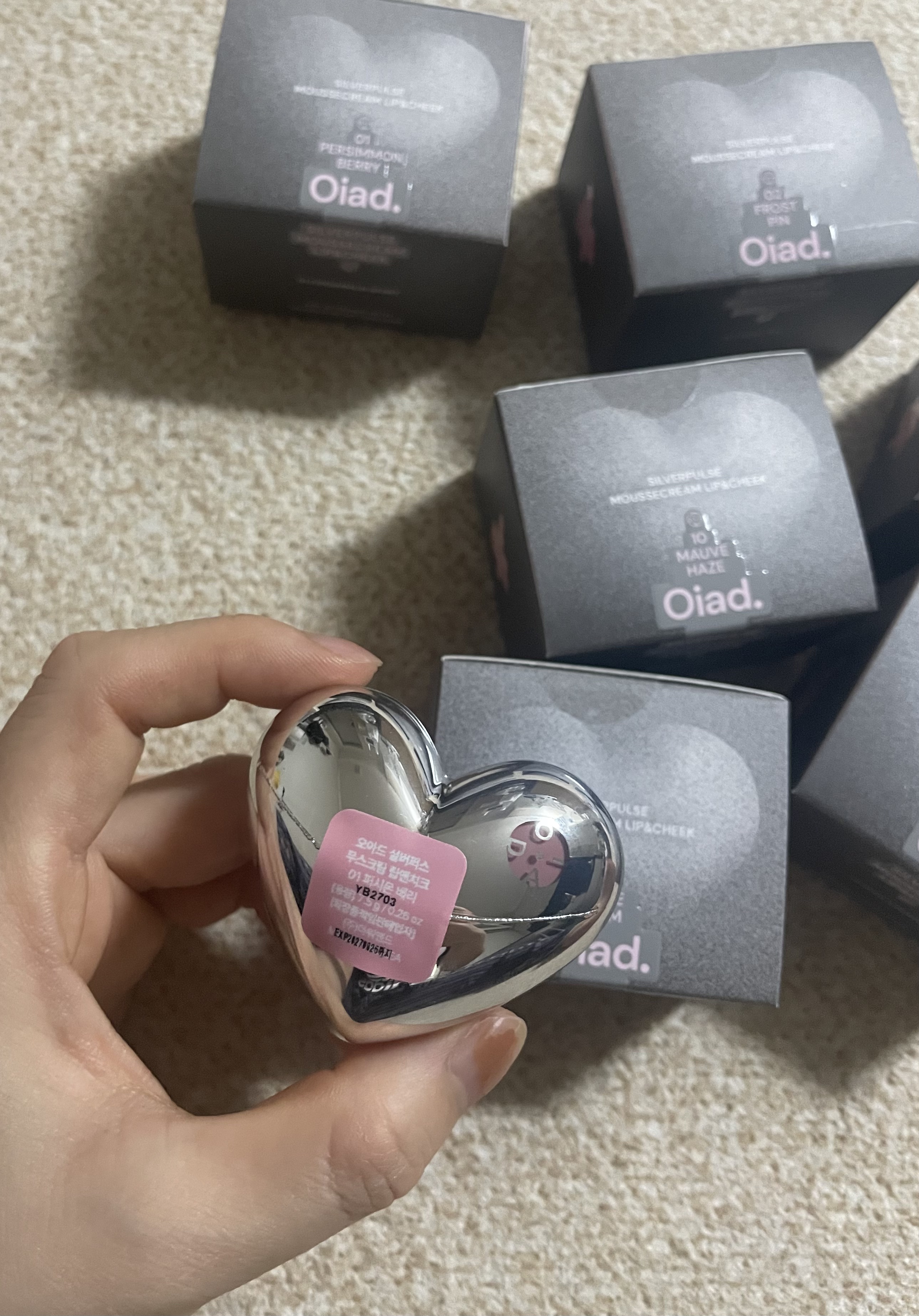 シルバーパース ムースクリーム リップ＆チーク/oiad/ジェル・クリームチークを使ったクチコミ（3枚目）