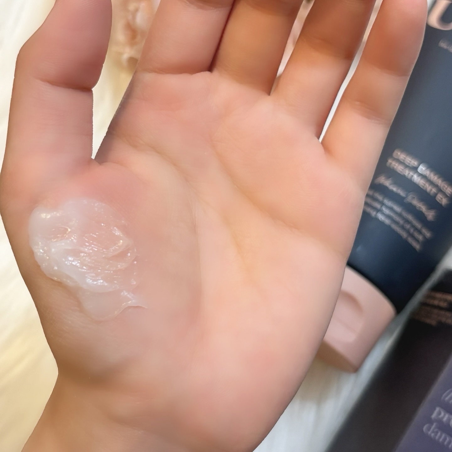 ディープダメージトリートメントEX/UNOVE/洗い流すヘアトリートメントを使ったクチコミ（3枚目）