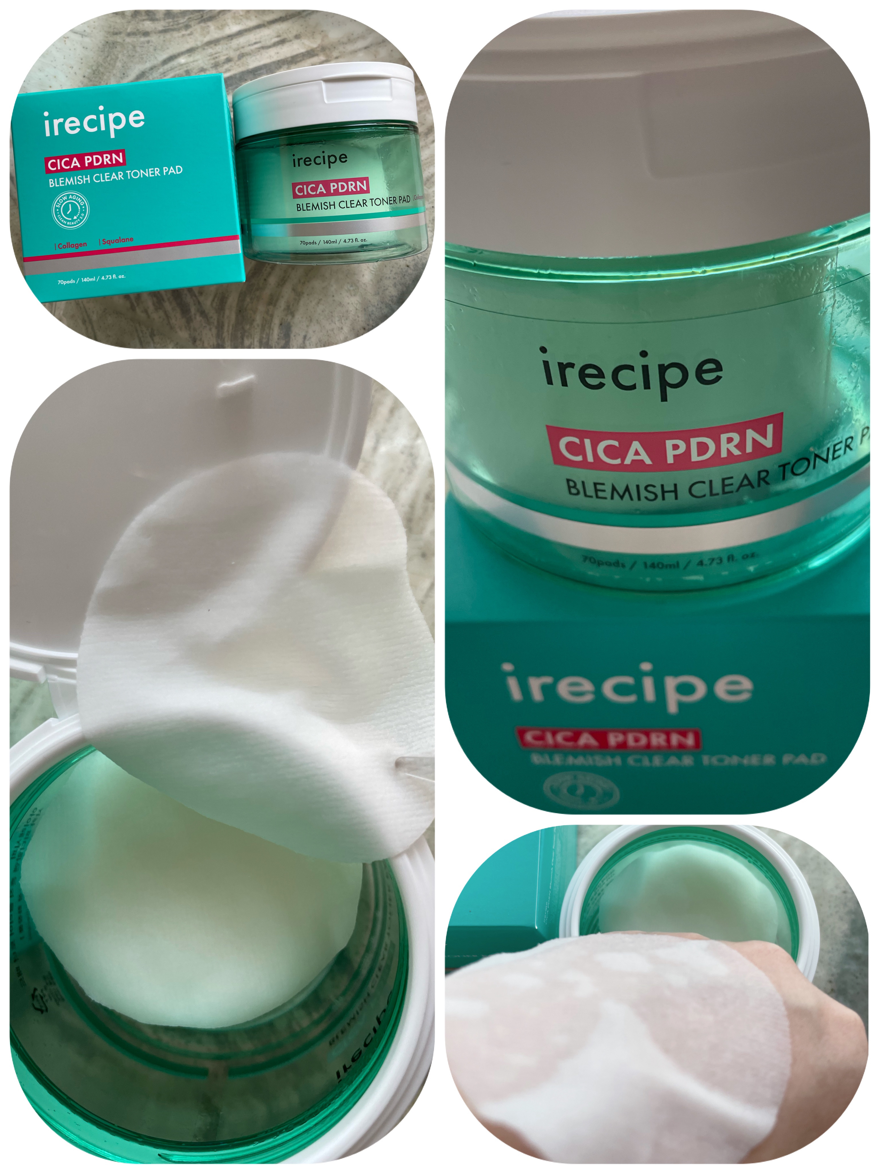 シカ PDRN 跡 クリアー トナーパッド/irecipe/トナーパッドを使ったクチコミ（2枚目）