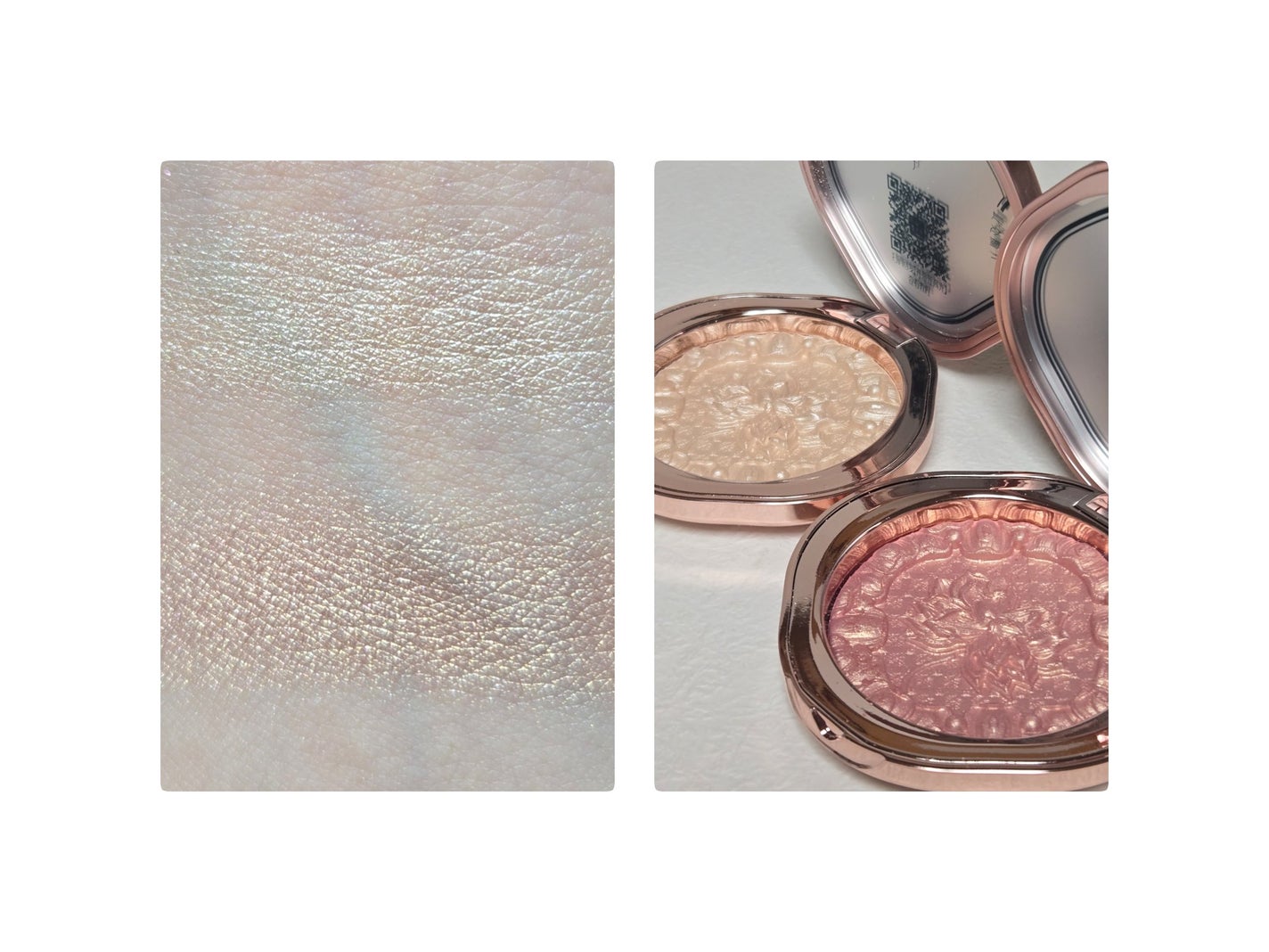 双蓮彫刻ハイライト/花西子/パウダーハイライトを使ったクチコミ(2枚目)