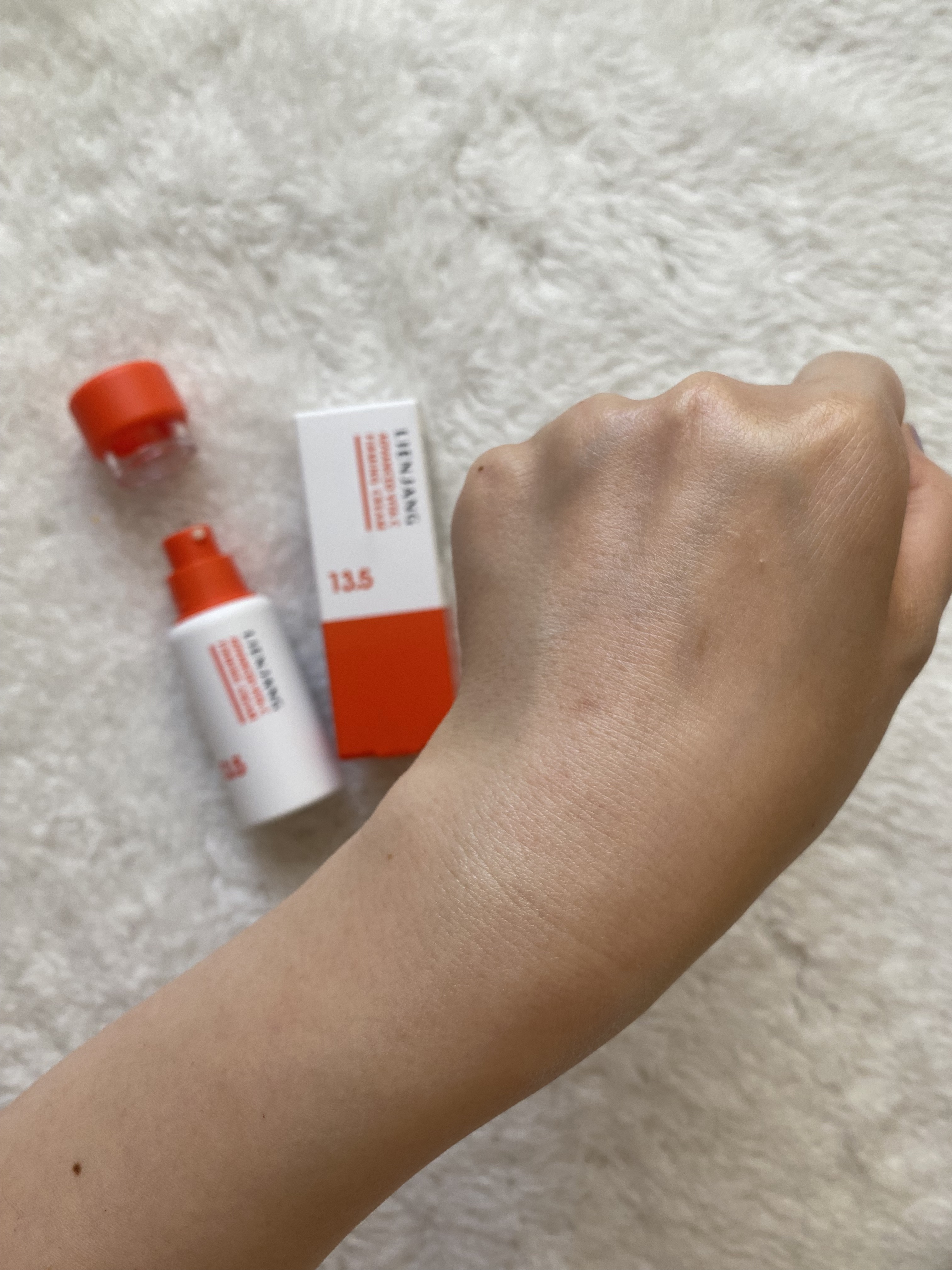 アドバンスド ビタC ファーミングクリーム 13.5/リエンジャン/フェイスクリームを使ったクチコミ（3枚目）