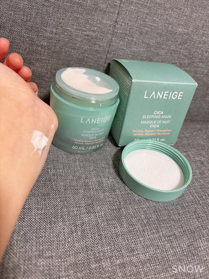 シカスリーピングマスク N/LANEIGE/フェイスクリームを使ったクチコミ(2枚目)