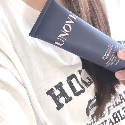 ディープダメージトリートメントEX/UNOVE/洗い流すヘアトリートメントを使ったクチコミ(4枚目)
