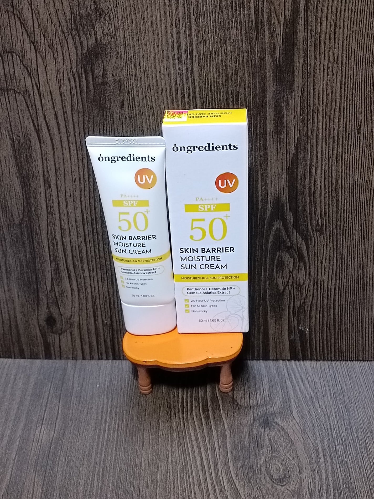 スキンバリアモイスチャーサンクリーム/Ongredients/日焼け止めクリームを使ったクチコミ(3枚目)