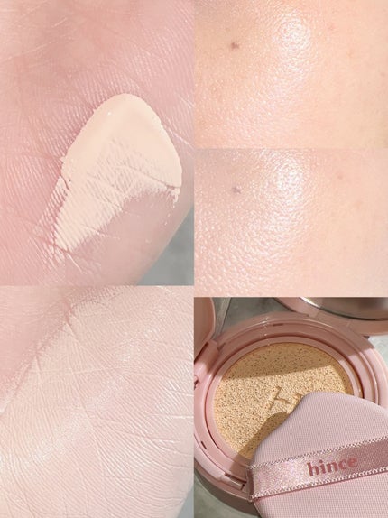 カバーマスターピンククッション/hince/クッションファンデーションを使ったクチコミ(4枚目)