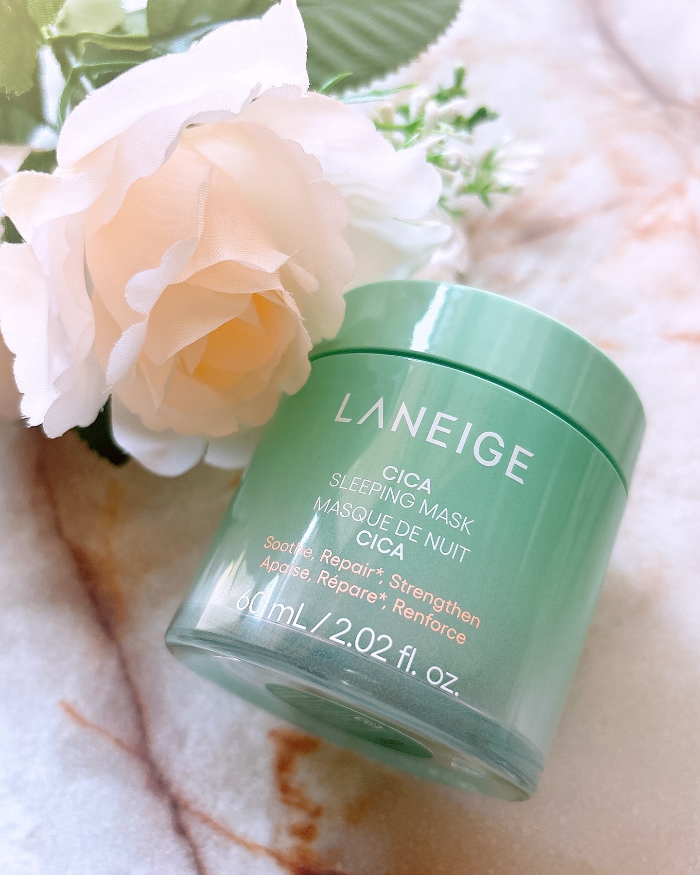 シカスリーピングマスク N/LANEIGE/フェイスクリームを使ったクチコミ（1枚目）