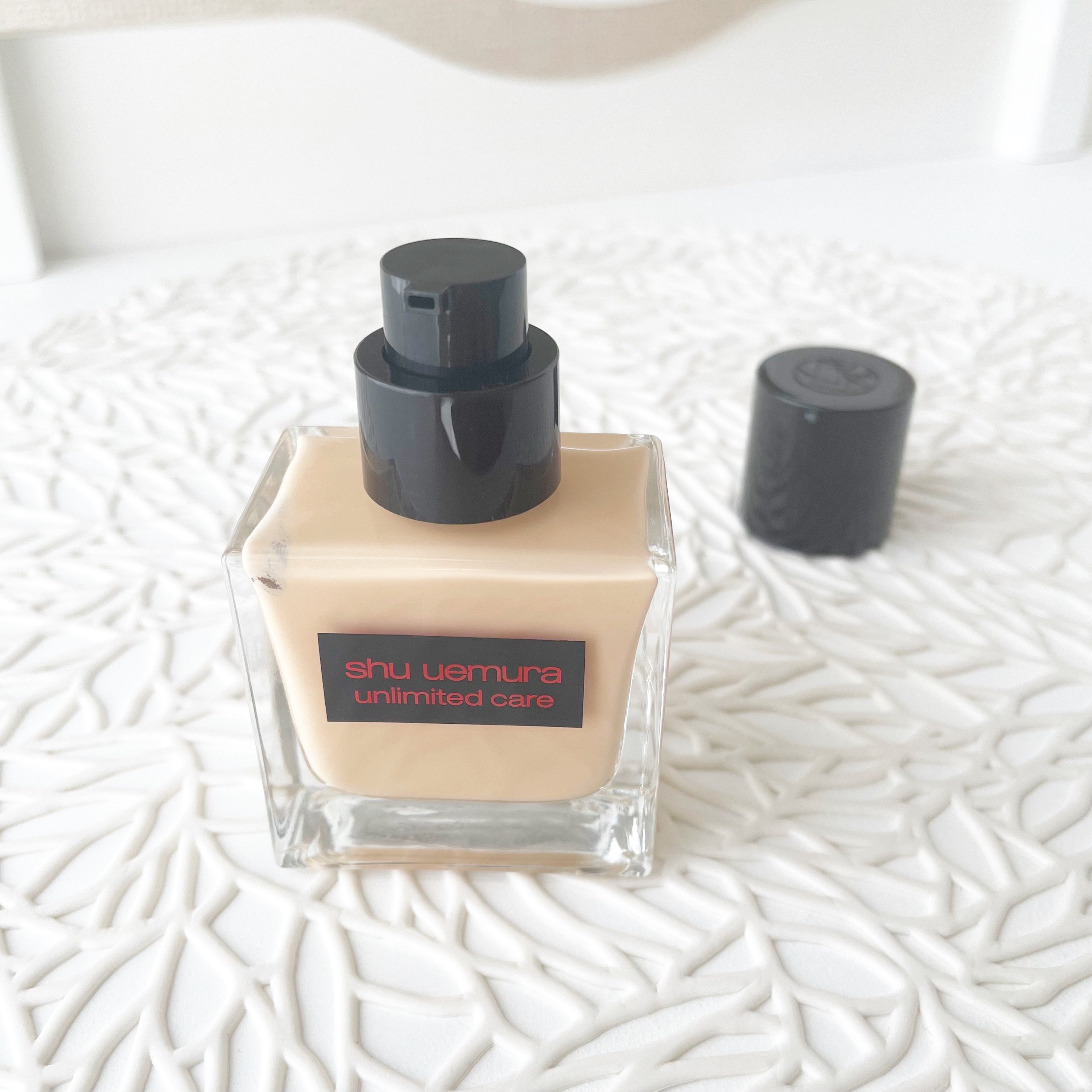 アンリミテッド ケア ツヤ セラム ファンデーション/shu uemura/リキッドファンデーションを使ったクチコミ（3枚目）