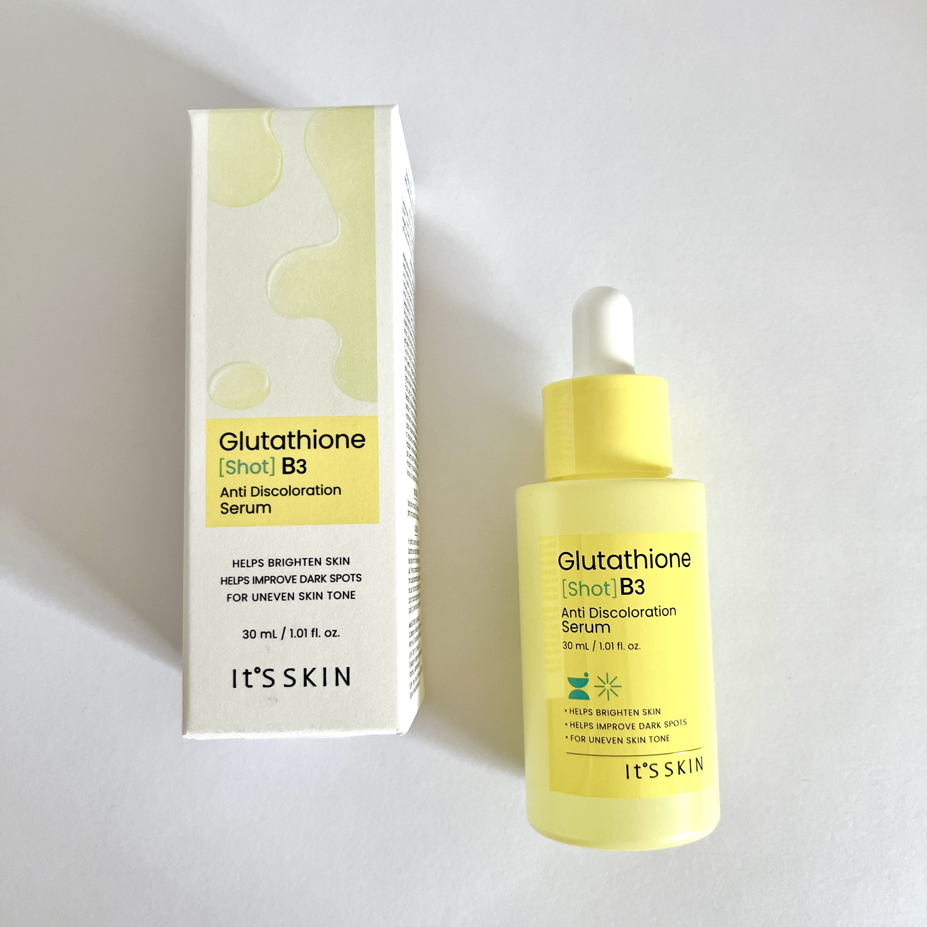 グルタチオンショットB3シミ跡セラム/It's skin/美容液を使ったクチコミ（3枚目）