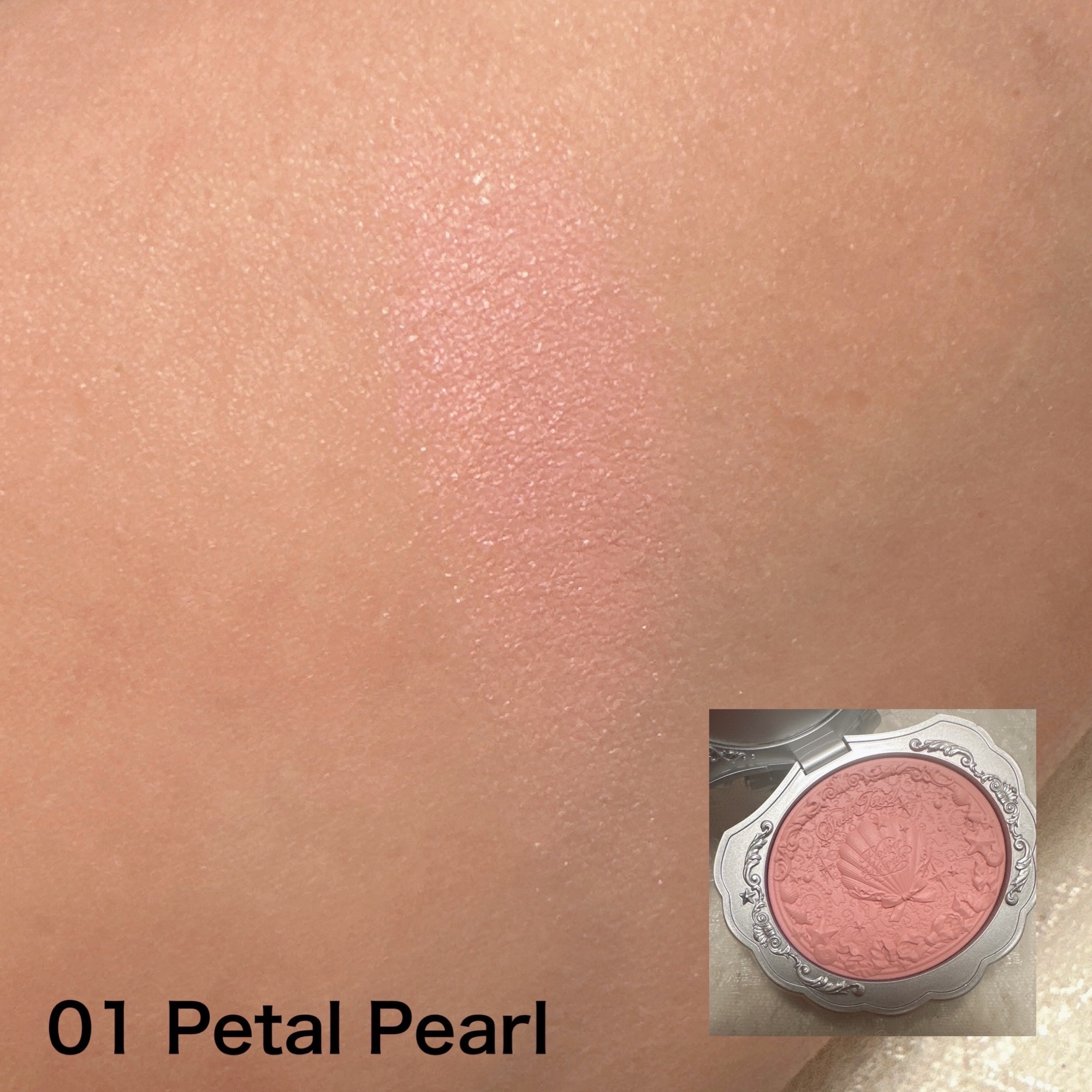 シェルズジュエルコレクション サテンチーク/FlowerKnows/パウダーチークを使ったクチコミ（3枚目）