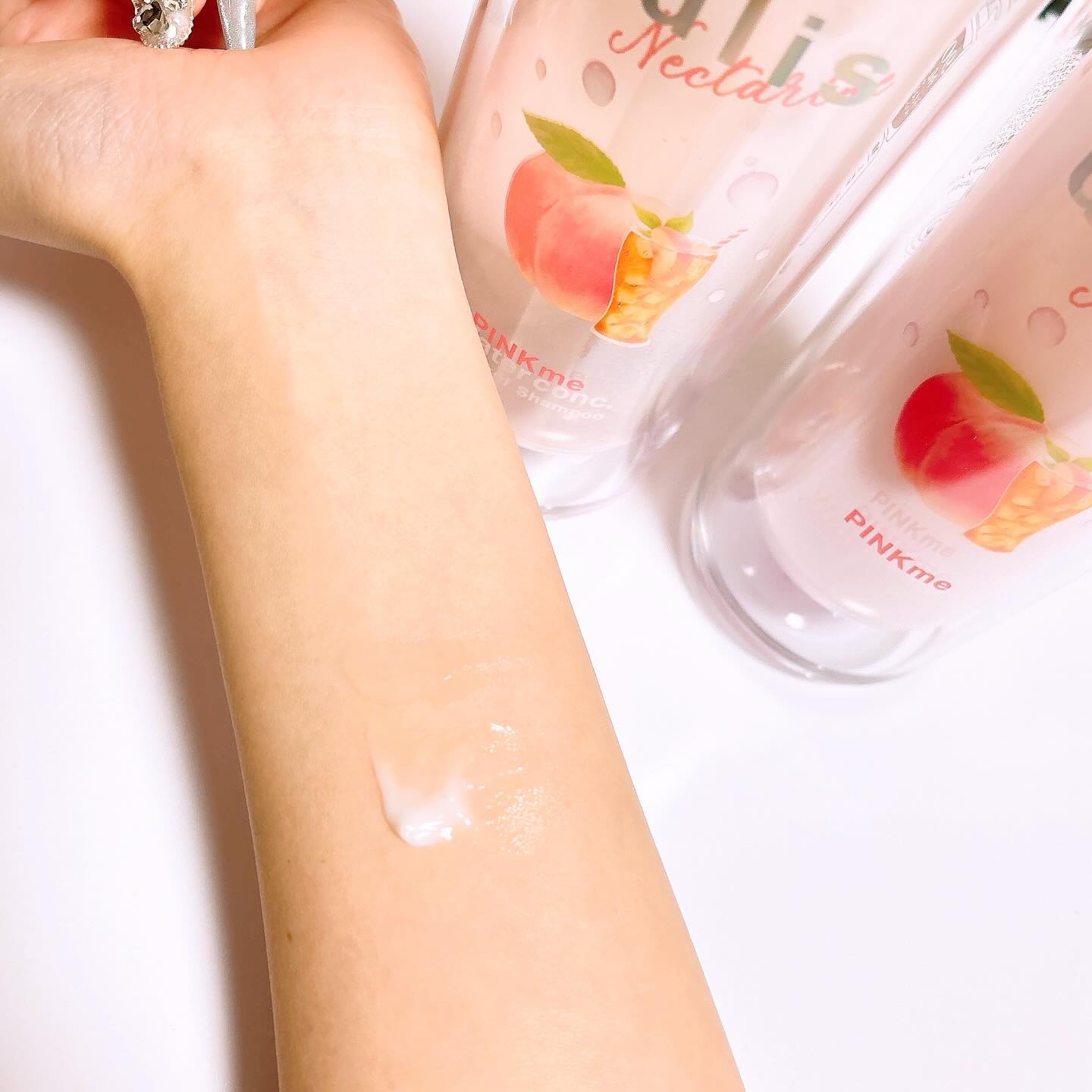 ウルリス ネクタリンティー ピンクミー コントロール シャンプー＆ヘアトリートメント シャンプー/ululis/市販シャンプーを使ったクチコミ（3枚目）