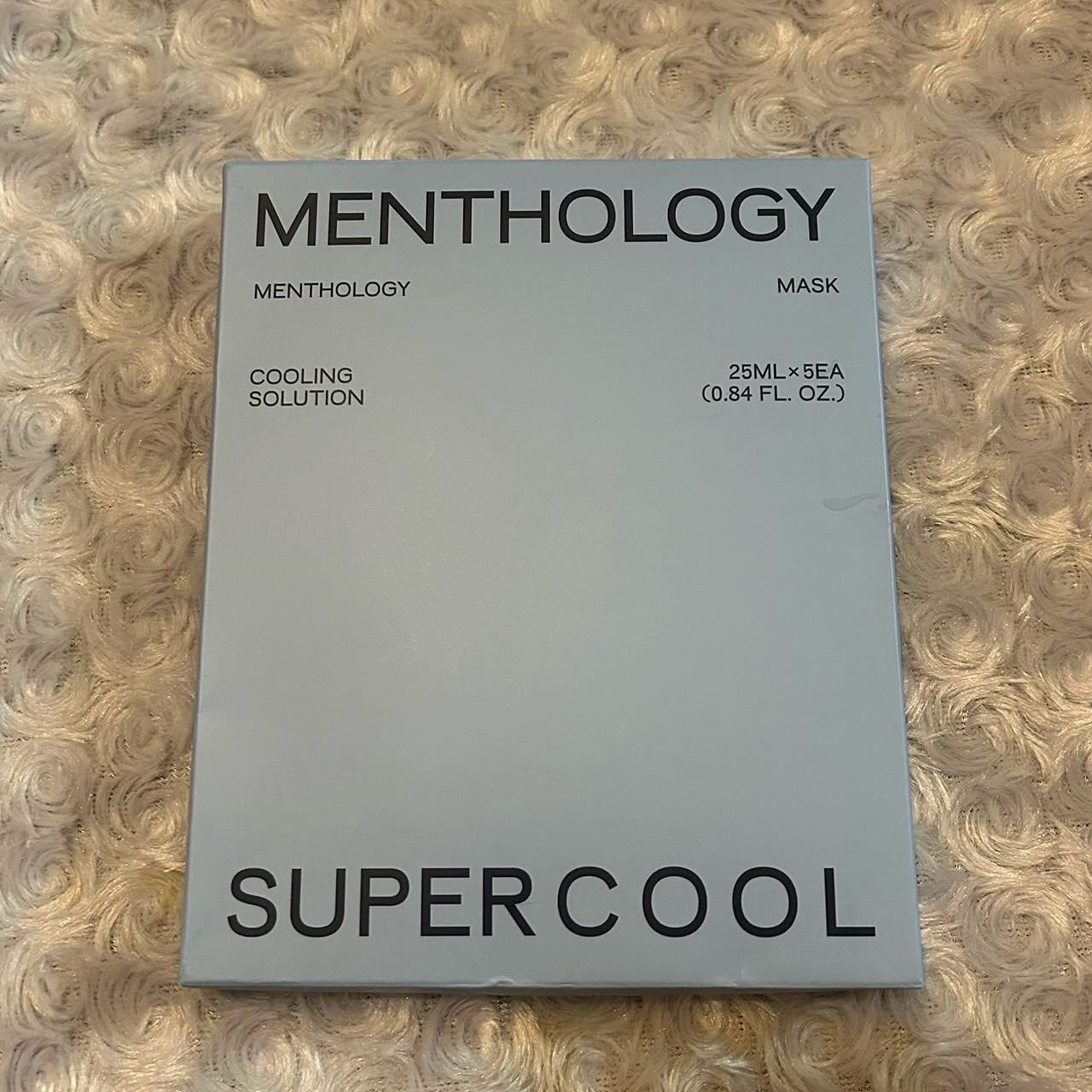 MENTHOLOGY クーリングマスクパック/menthology/シートマスク・パックを使ったクチコミ（1枚目）