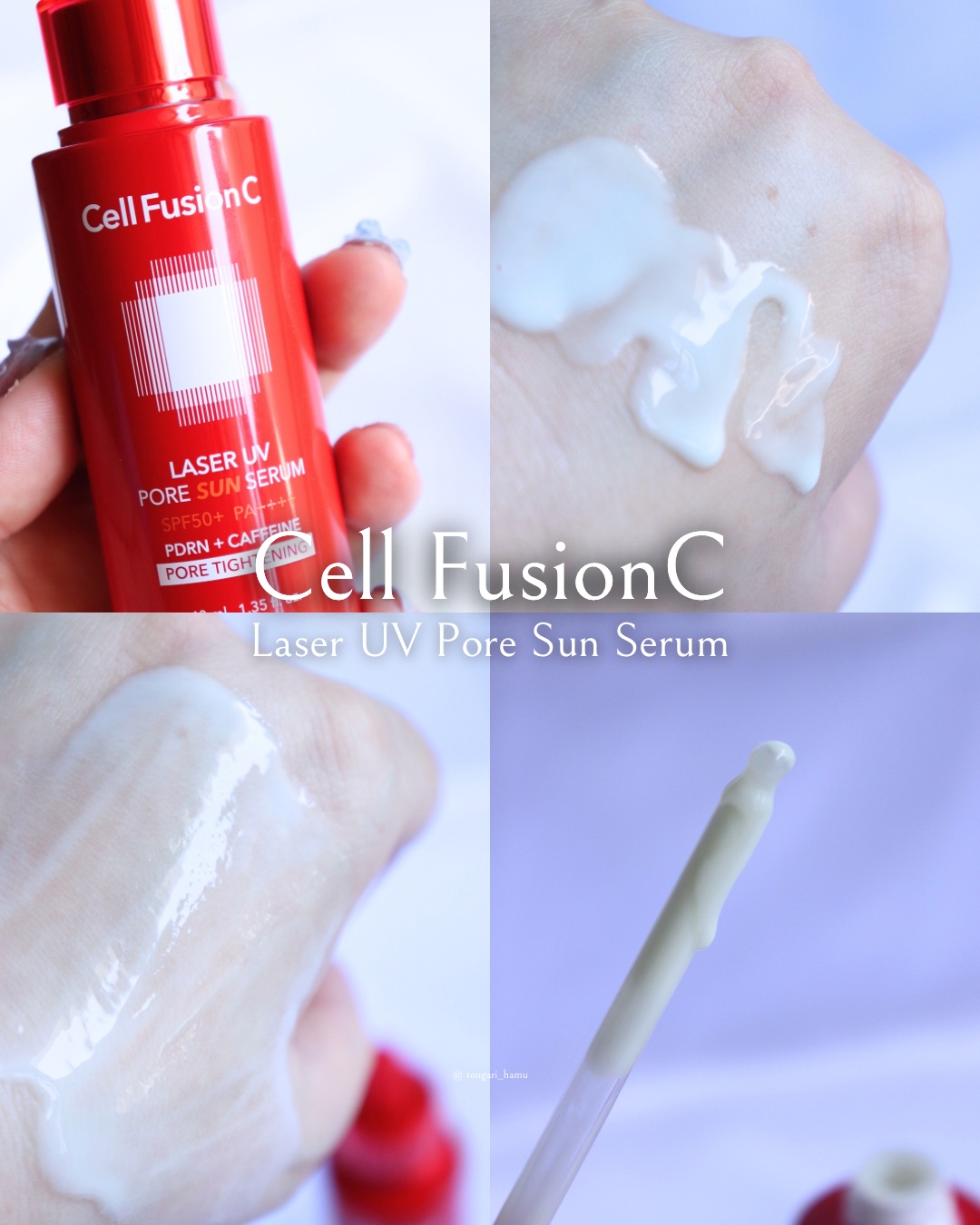Cell Fusion C レーザーUVポアサンセラム/Cell Fusion C(セルフュージョンシー)/日焼け止めローションを使ったクチコミ（3枚目）