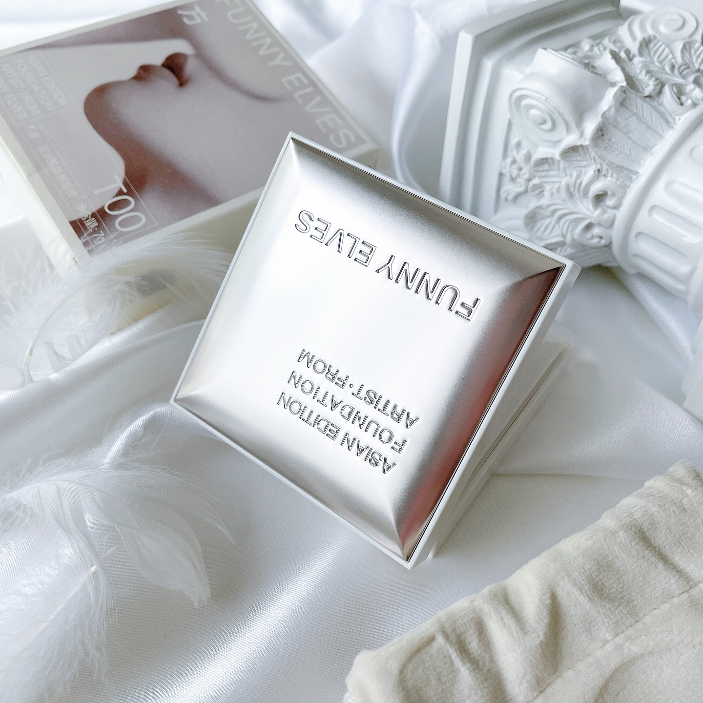 ノートレースシースルーセッティングパウダー/FUNNY ELVES方里/プレストパウダーを使ったクチコミ（1枚目）