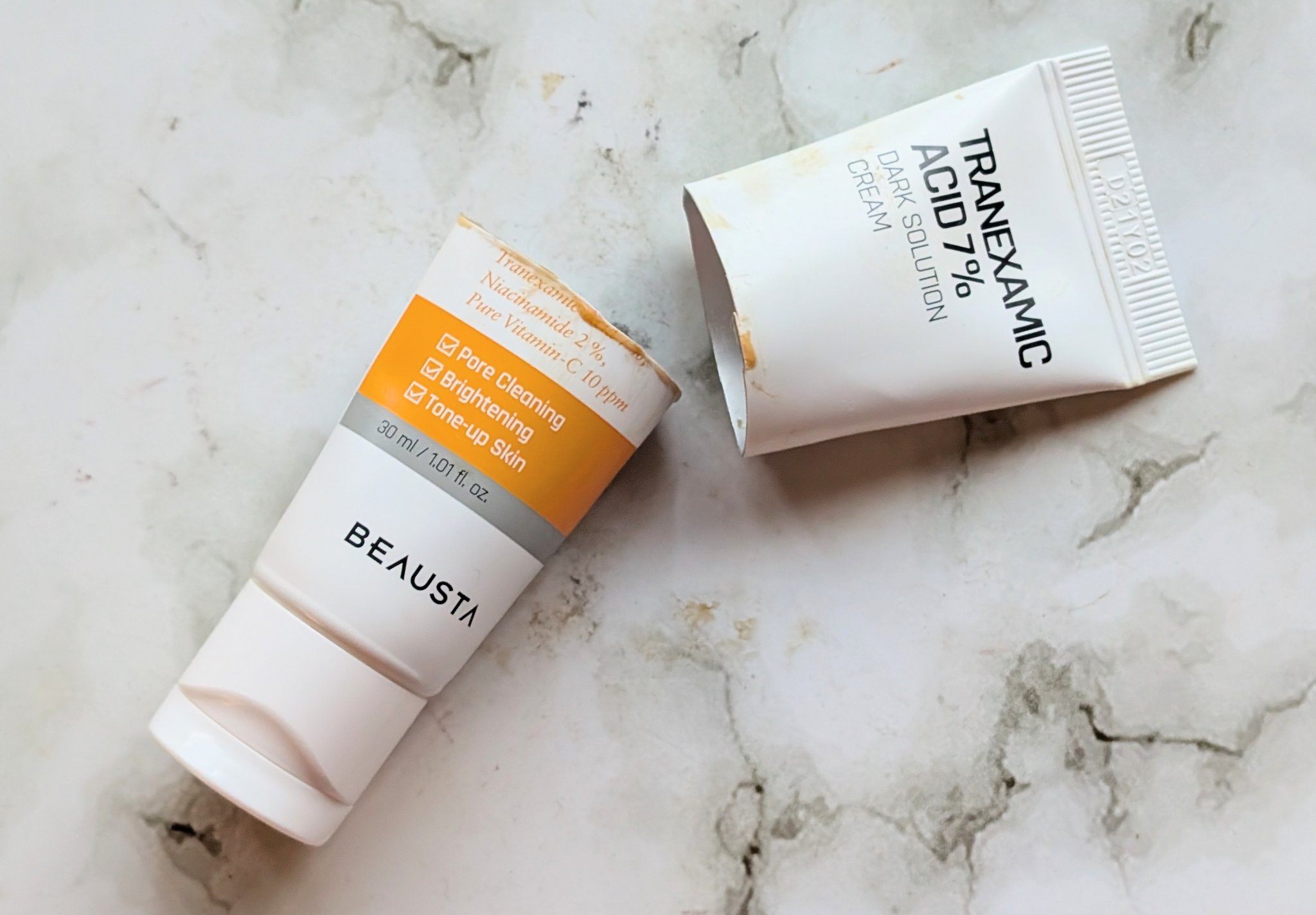 トラネキサム酸7%ダークソリューションクリーム/BEAUSTA/フェイスクリームを使ったクチコミ（1枚目）