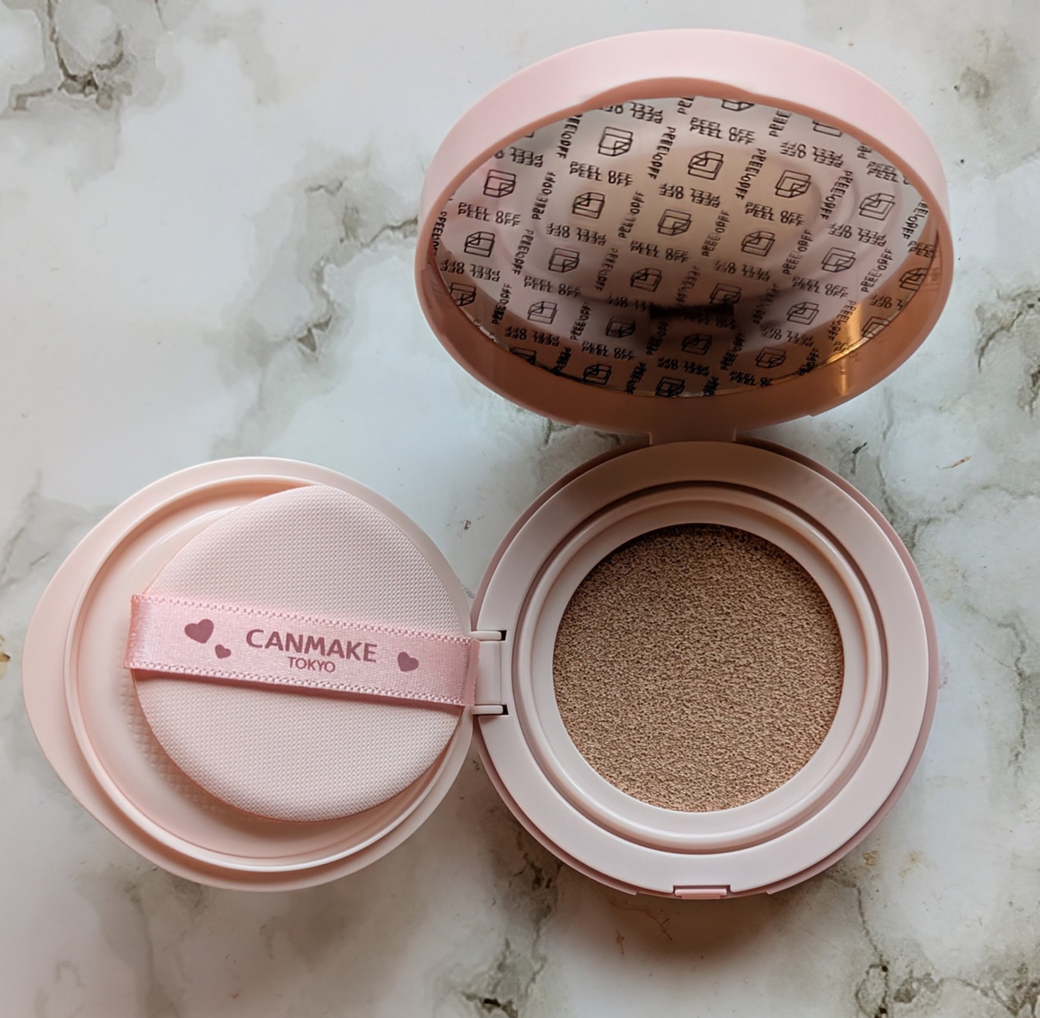 フィットグロウクッション 01 ライト/キャンメイク/クッションファンデーションを使ったクチコミ（2枚目）