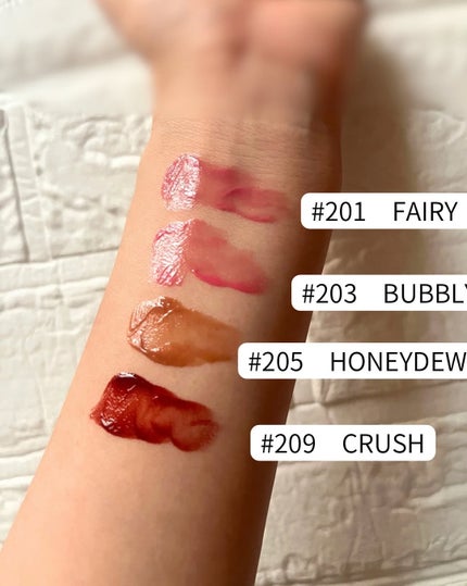 デュー ドロップ ティント/Coralhaze/リップティントを使ったクチコミ(4枚目)