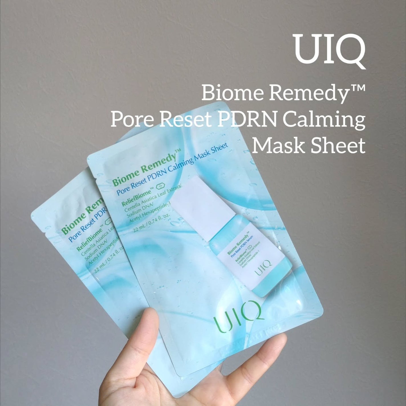 バイオームレメディポアリセットPDRN カーミングマスク/UIQ/シートマスク・パックを使ったクチコミ(1枚目)