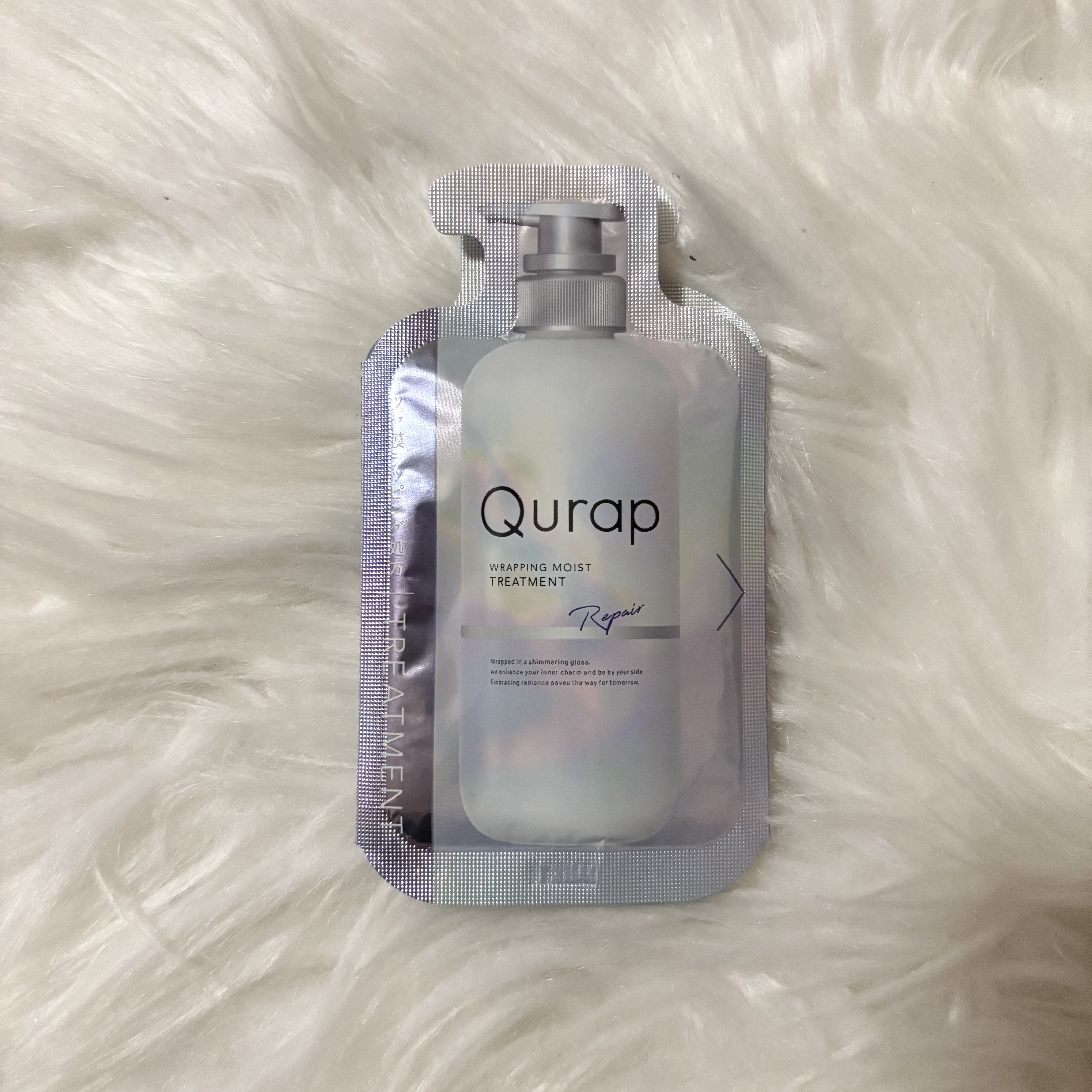 ラッピングモイストシャンプー/トリートメント トリートメント440g/Qurap/市販シャンプーを使ったクチコミ（1枚目）