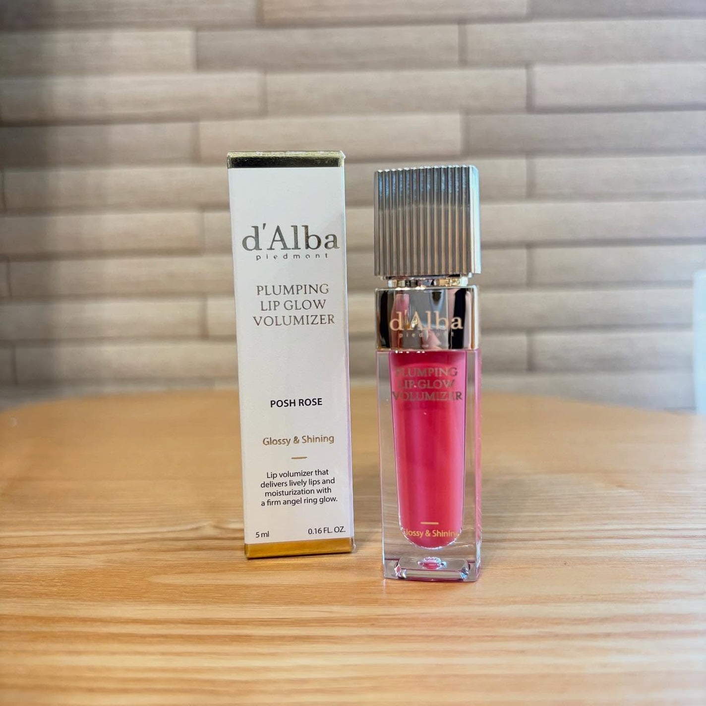 ダルバ プランピンクグロウボリューマイザー/ダルバ/リップグロスを使ったクチコミ(4枚目)