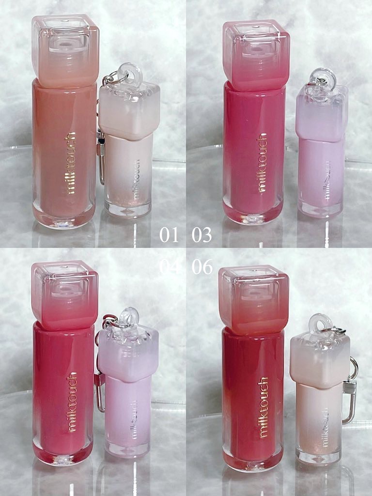 デューステインシアーリップグロス/Milk Touch/リップグロスを使ったクチコミ（2枚目）