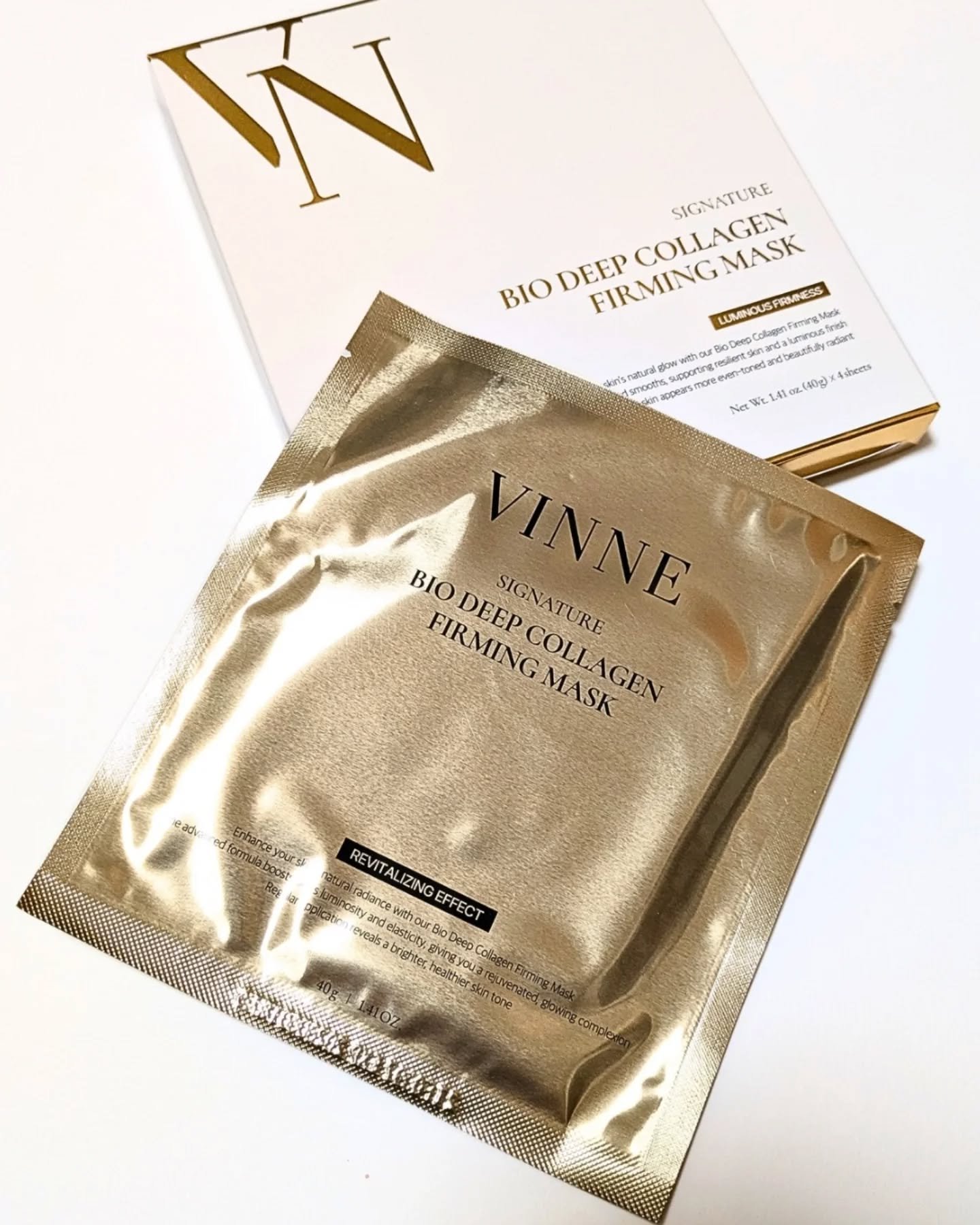 シグニチャーバイオディープコラーゲンファーミングマスク/VINNE /シートマスク・パックを使ったクチコミ（2枚目）
