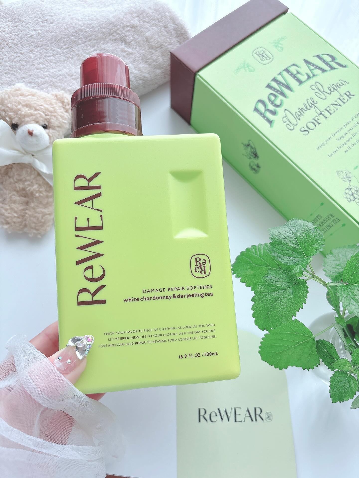 リウェア　再生柔軟剤　ホワイトシャルドネ＆ダージリンティー/ReWEAR/柔軟剤を使ったクチコミ（2枚目）
