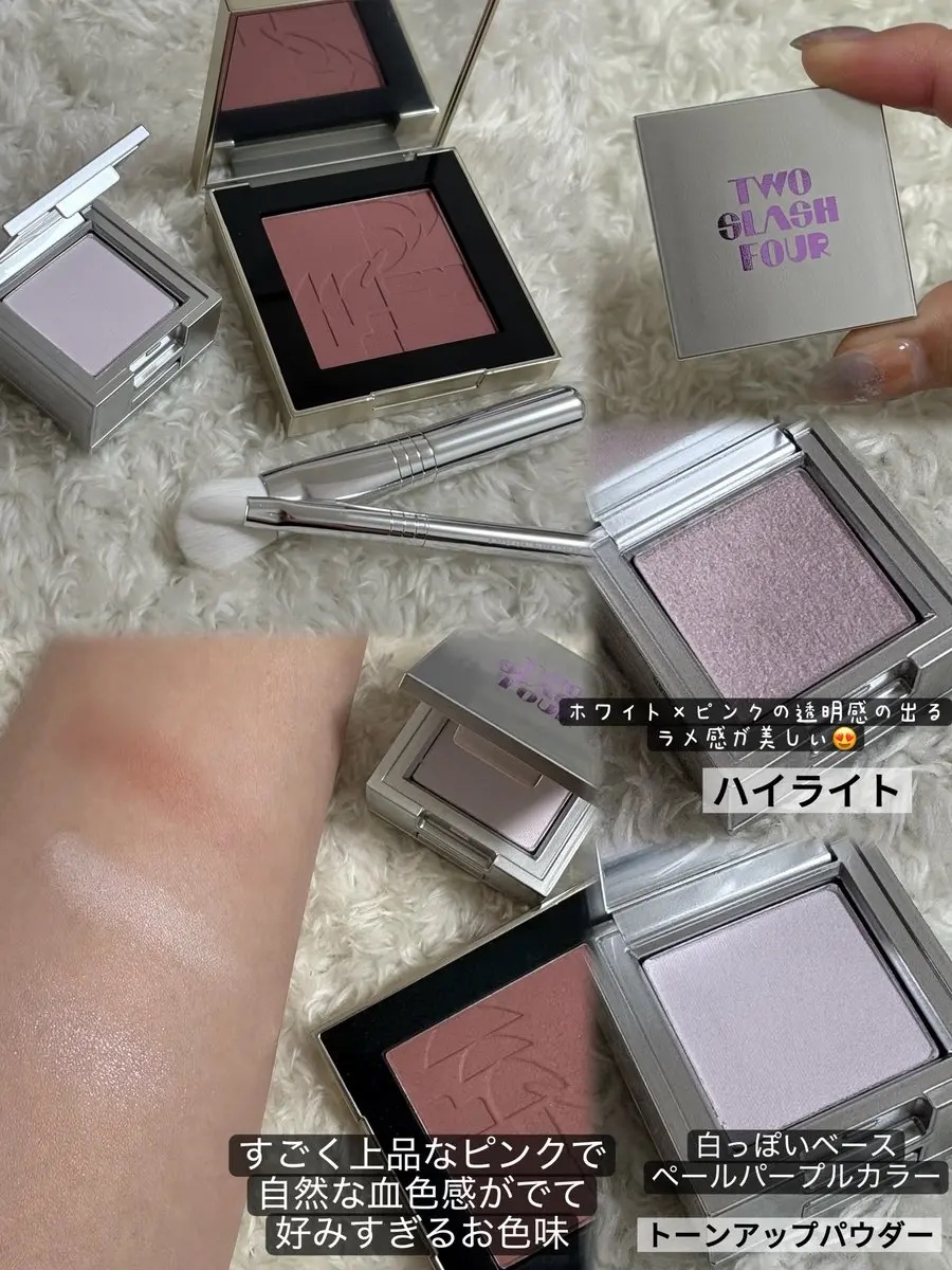 オールオーバーフェイスブラッシュ/TWO SLASH FOUR/パウダーチークを使ったクチコミ（2枚目）