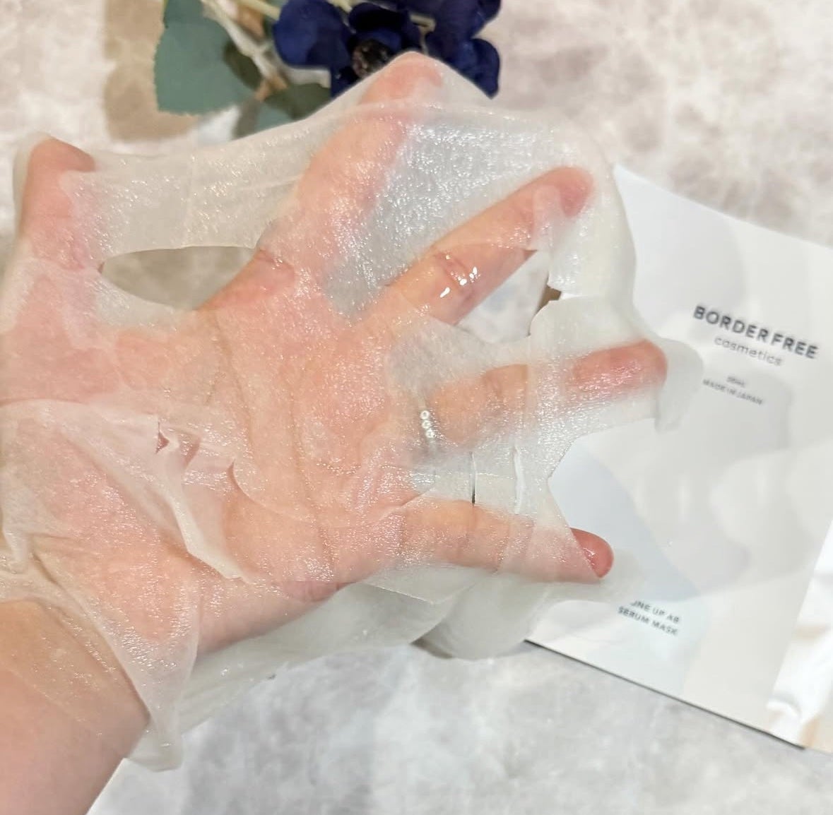 トーンアップABセラムマスク/BORDER FREE cosmetics/シートマスク・パックを使ったクチコミ(3枚目)