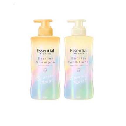 エッセンシャルプレミアム バリアシャンプー・コンディショナー スパークルモイスト/エッセンシャル/市販シャンプーを使ったクチコミ(1枚目)
