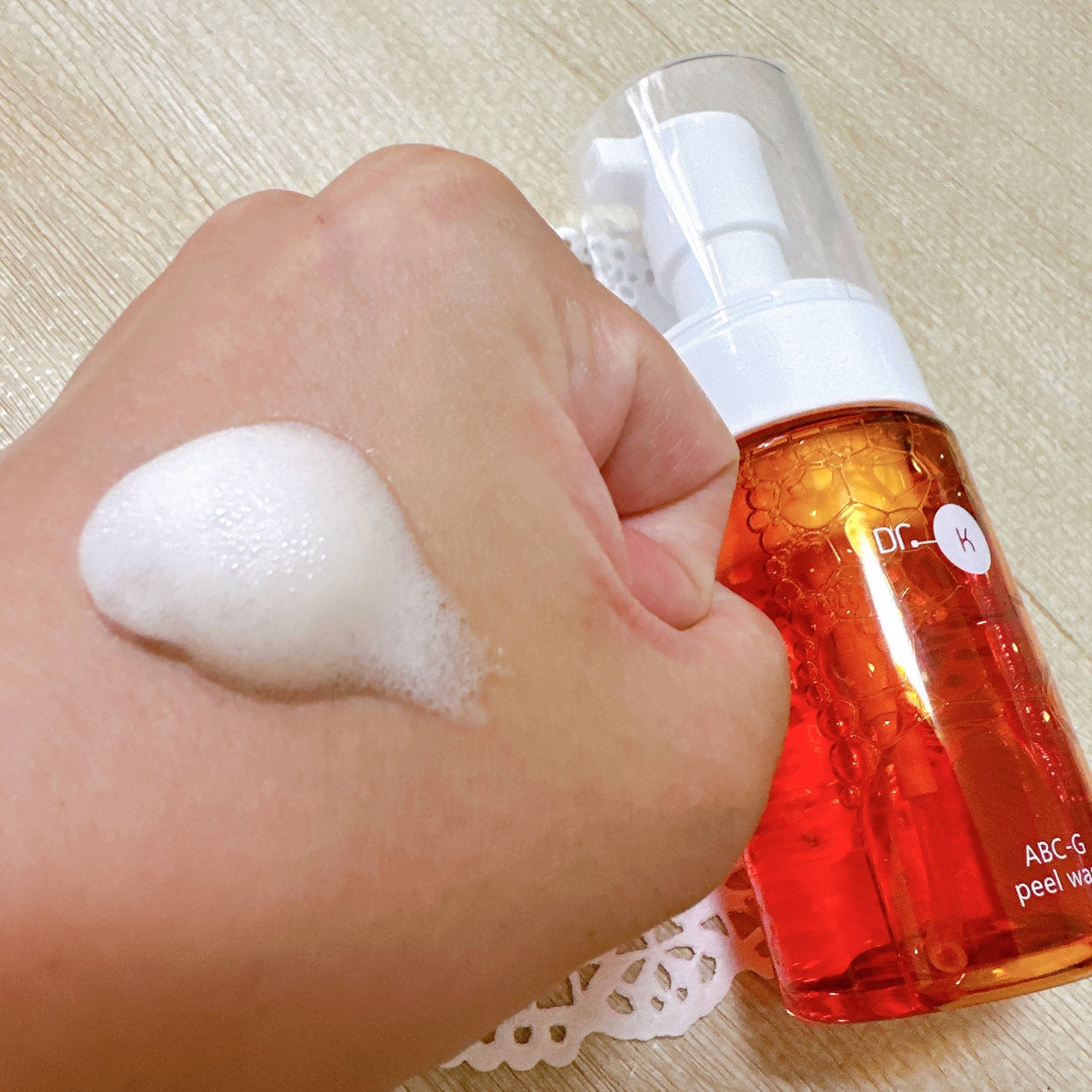 ABC-Gピールウォッシュ/ドクターケイ/泡洗顔を使ったクチコミ(5枚目)