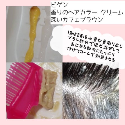 香りのヘアカラー クリーム/ビゲン/ヘアカラーを使ったクチコミ(3枚目)